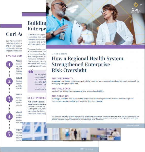 Enterprise Risk Management Case Study Preview